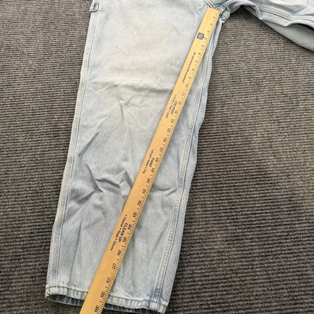 Levis Silvertab Carpenter Jeans Men's Size 36x30 Baggy Loose Fit Light Blue Wash